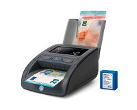 Pack Safescan 155-S : Détecteur de faux billets + batterie + empileur de billets