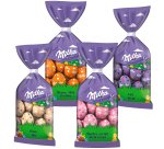 Milka oeufs de Pâques en chocolat - assortiment - 16 sachets de 100 gr