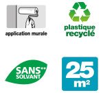 Colle Toiles de Verre et revêtements muraux légers Quelyd