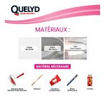 Quelyd colle toile de verre colorée avec indicateur 5kg