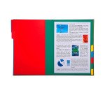 Trieur plastique Exacompta Ordonator à soufflet 12 divisions noir