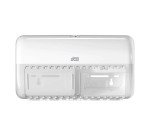 Toiletpapierdispenser Tork T4 Elevation duo wit 557000