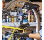 Gants en vinyle Extra Black, taille: M, noir - Boîte de 100 gants