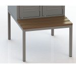 Panca portante con scalino 2 posti l x p x h 81 x 81.5 x 42 cm