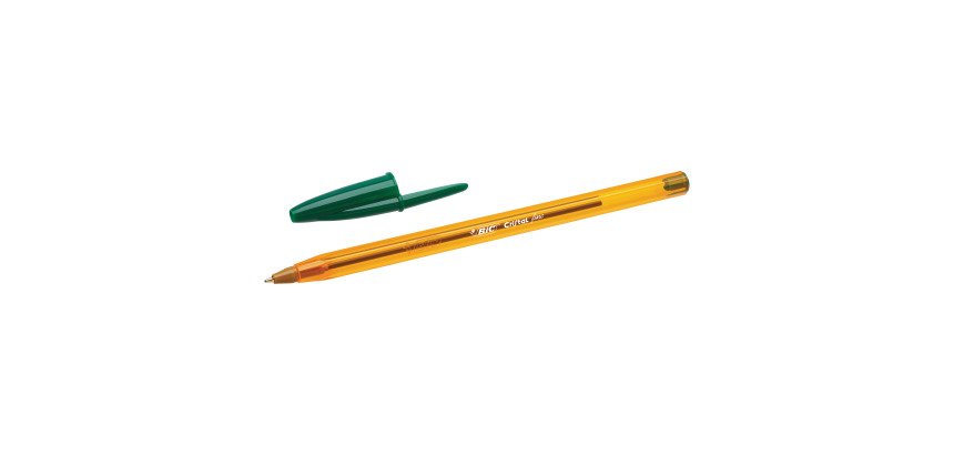 Balpen Bic Cristal Original fijn met dopje punt 0,8 mm - fijn schrift