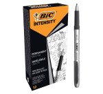 Marqueur permanent Bic Intensity pointe ogive 0,8 mm noir