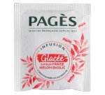 Infusion à froid saveur Fraise Melon Basilic Pagès - Boîte de 20 sachets