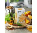 Infusion Rooibos saveur Orange Vanille Bio Pagès - Boîte de 20 sachets