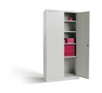 Armadio con porte 5 grigio 1.000 x 450 x 2.000 mm