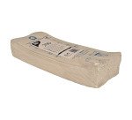 Sachet hygiénique en papier, imprimé, blanc/bleu