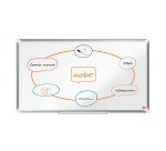 Tableau blanc laqué Premium 16/9e H50 x L89 cm Nobo