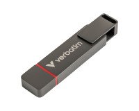 USB Key Dual QuickStick 256GB USB 2.0 (USB-A), USB 3.2 (USB-C) Anthracite