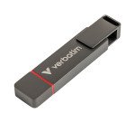 Verbatim clé USB Dual QuickStick 128 Go Usb 2.0 (Usb-A), Usb 3.2 (USB-C) Gris