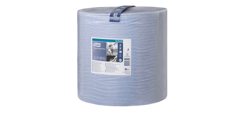 TORK Rouleau nettoyant multi-usage, 2 couches, 510 m, bleu