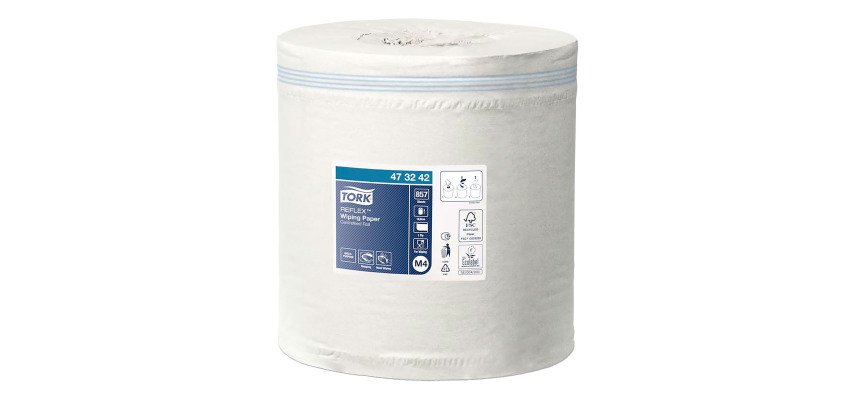 Tork M4 Reflex Advanced wiping paper 473242 1-ply 857 sheets white
