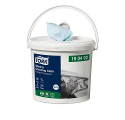 TORK Multi-purpose dry cloth in a dispenser bucket
