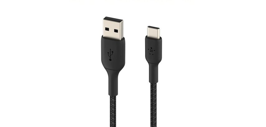 Belkin CAB002BT2MBK USB-A auf USB-C Kabel - 2 m, Schwarz