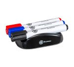Porte-marqueurs magnétique + 3 marqueurs Bruneau