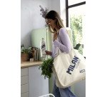 Bolso Tote Bag grande colección MILAN GIGANTE 403 since 1918 beige