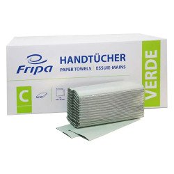 Fripa Essuie-mains VERDE, 250 x 330 mm, pli-C, vert