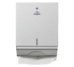 Fripa Distributeur d'essuie-mains pliés, métal, grand, blanc