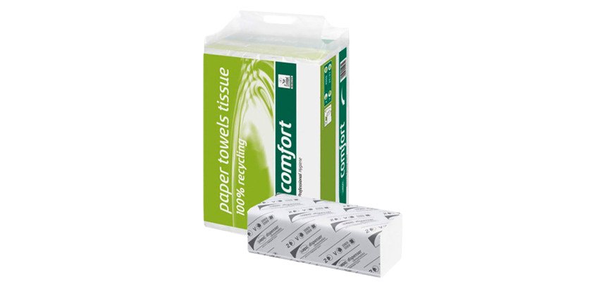Papier essuie-mains Satino Comfort PT2, 206 x 240 mm