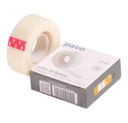 Plakband Pavo onzichtbaar - Breedte 19 mm x lengte 33 m
