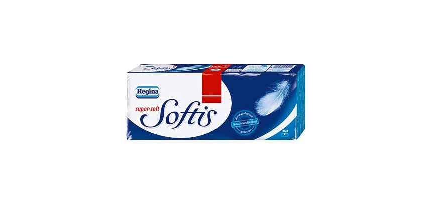 Mouchoirs super-soft, 4 couches, pack de 15, blanc