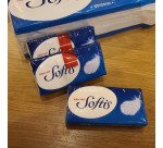 Mouchoirs super-soft, 4 couches, pack de 15, blanc