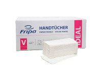 Fripa Essuie-mains IDEAL, 250 x 230 mm, pli-V, extra blanc