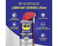 Lubrifiant Serrures Anticorrosion WD-40 Specialist - Aérosol de 250 ml