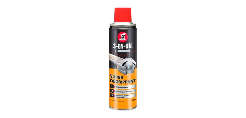 Super degrippant 3-en-Un Technique - Aérosol de 250 ml