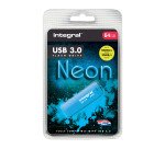 Integral clé USB Néon 64 Go Usb 3.2 (USB-C) Bleu
