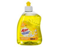 Vaatwasmiddel voor de handen Actiff citroen - Fles van 500 ml