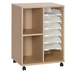 Mobile mixed dessert Pixy 6 sliding baskets