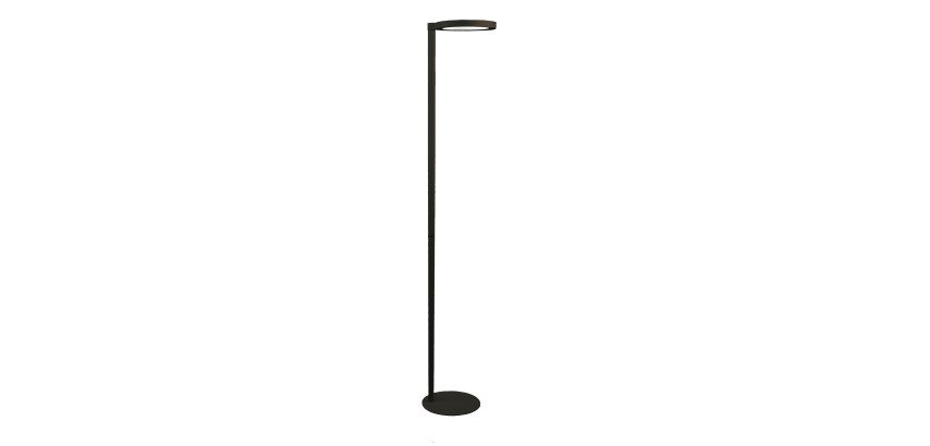 Led-Stehlampe Opus - Doppelbeleuchtung - 55 W - Aluminium