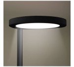 Lampadaire Led double éclairage - 55 W - Aluminium