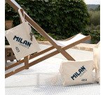 Bolsa de mano colección MILAN GIGANTE 403 since 1918, beige