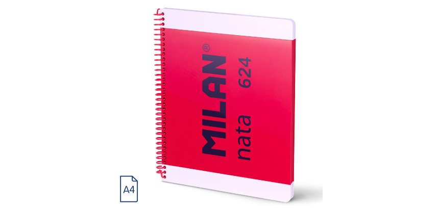 Cuaderno A4 5x5 80 hojas 95 g MILAN nata® 624 since 1918
