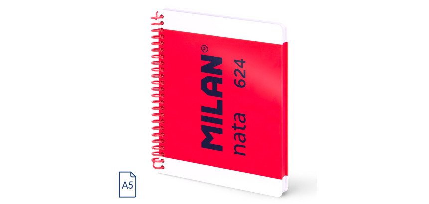 Cuaderno A5 5x5 80 hojas 95 g MILAN nata® 624 since 1918