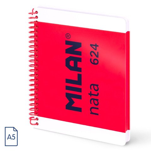 Cuaderno A5 5x5 80 hojas 95 g MILAN nata® 624 since 1918
