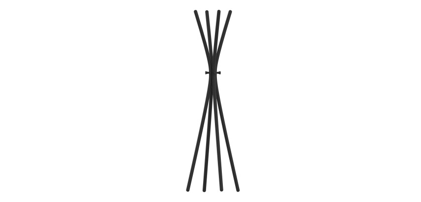 Kapstok Totem zwart metaal