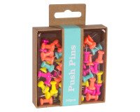 Punaise de fixation couleurs assorties - Boîte de 50