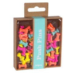 Bug pin assorted colors - Box of 50