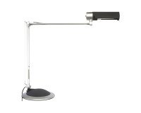 Lampada da tavolo Led Office Maul colore grigio - nero