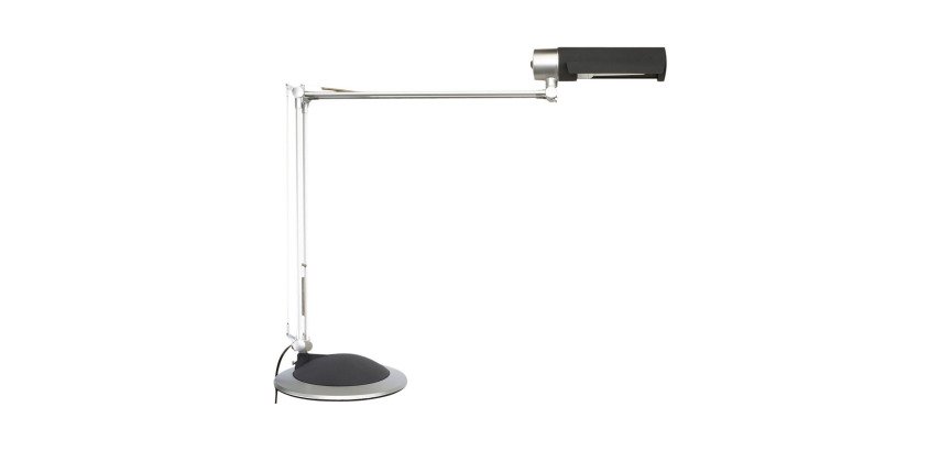 Lampada da tavolo Led Office Maul colore grigio - nero