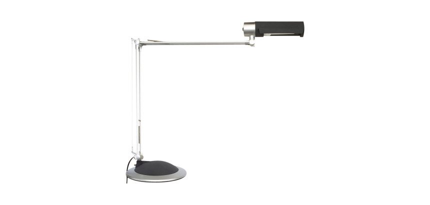 Lampada da tavolo Led Office Maul colore grigio - nero