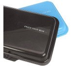 Ruban polyester Dymo D1 12 mm S0720600 transparent écriture blanche