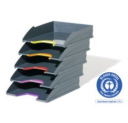 Pack de 5 bandejas portadocumentos Durable Varicolor®