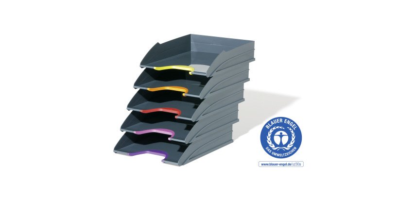 Pack de 5 bandejas portadocumentos Durable Varicolor®